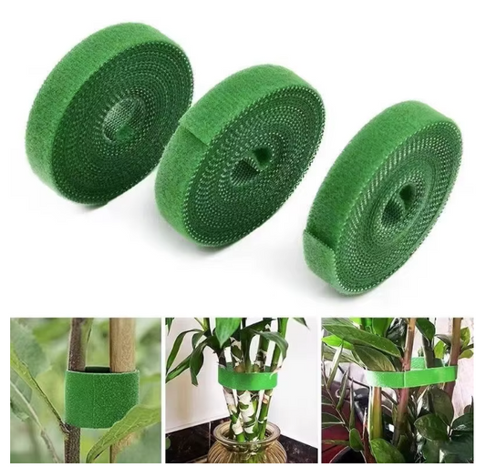 Attaches adhésives pour plantes et arbustes 2 rouleaux de 1 mètre