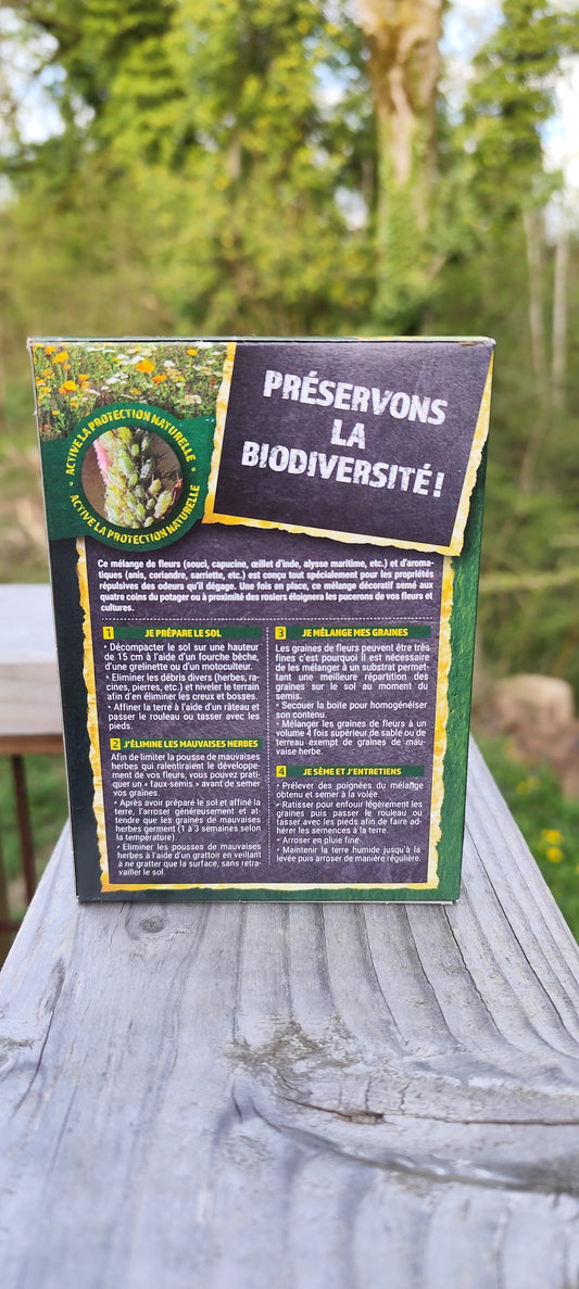 Semences utiles pucerons : Mélange de fleurs éloigne les pucerons - 50 grammes