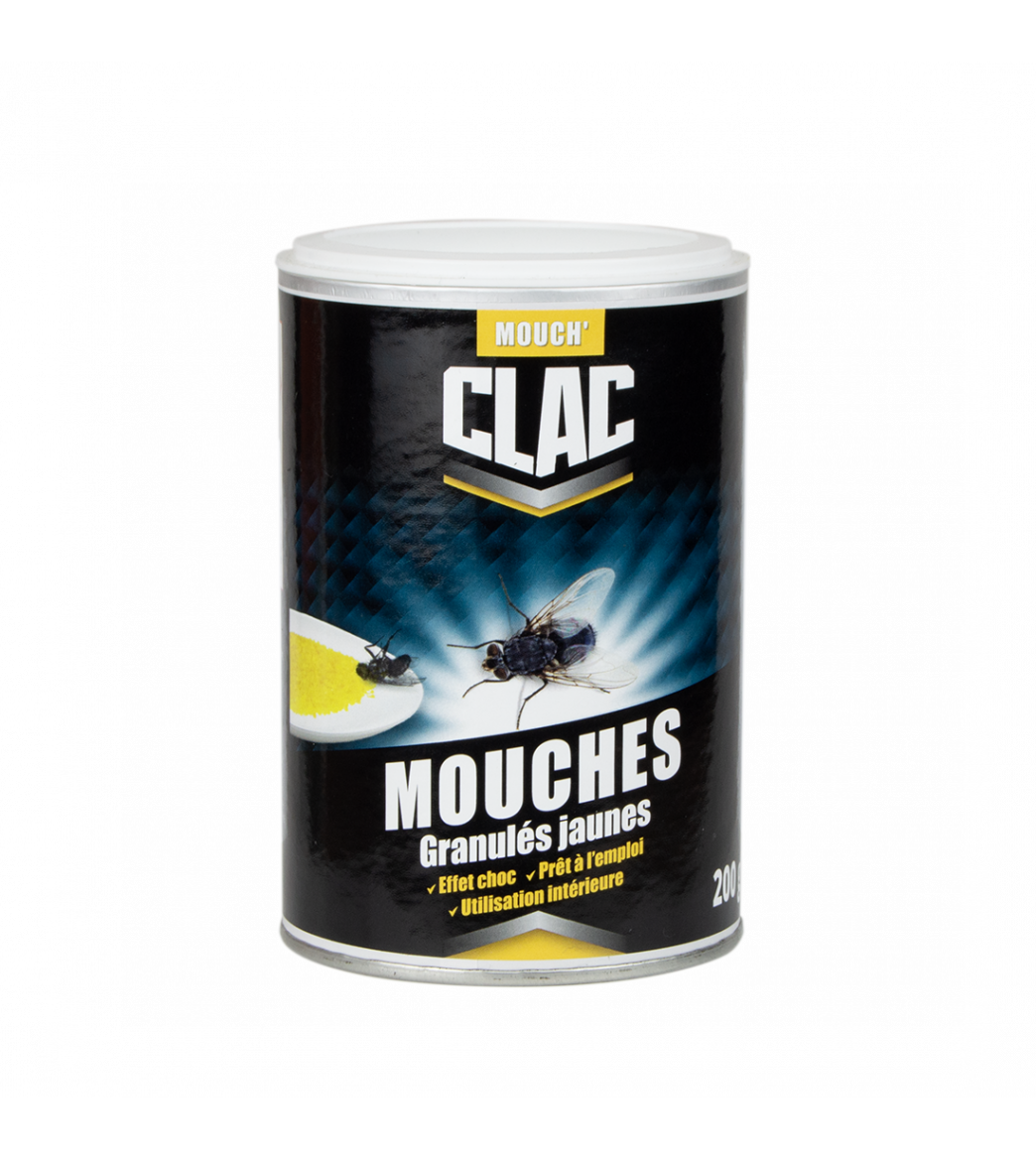 Mouch’CLAC attractif insecticide en granulés anti mouches - pot de 200 grammes