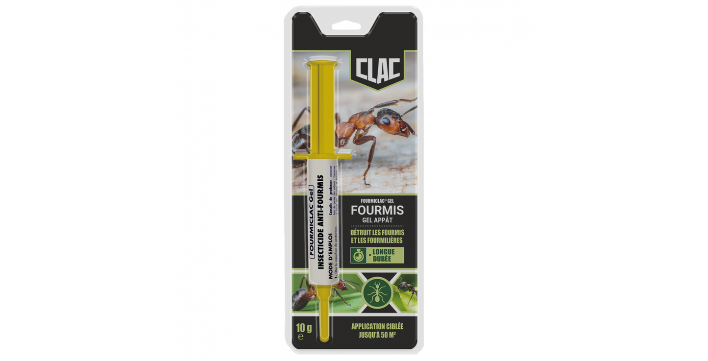 Gel insecticide fourmis triple action - 1 seringue de 10 g