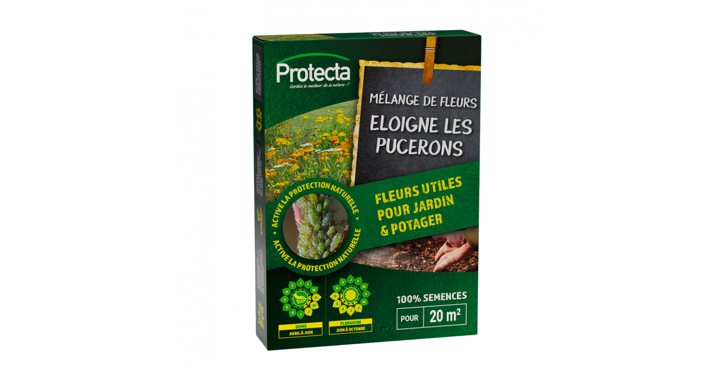 Semences utiles pucerons : Mélange de fleurs éloigne les pucerons - 50 gr