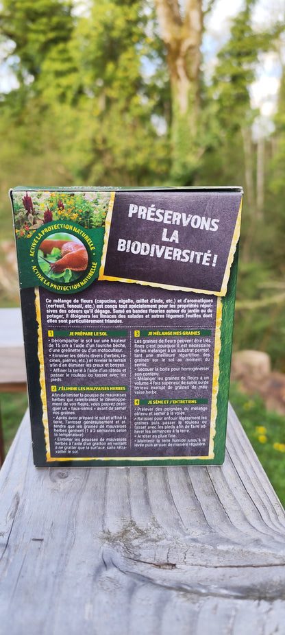 Semences utiles limaces : Mélange de fleurs éloigne les limaces - 50 gr