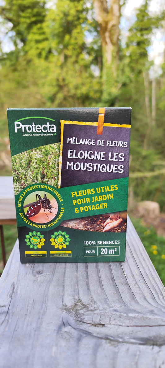 Semences utiles moustiques : Mélange de fleurs éloigne les moustiques - paquet de 50 gr