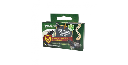 4 serpentins englués anti mouches à suspendre sans insecticide