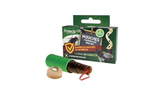 4 serpentins englués anti mouches à suspendre sans insecticide