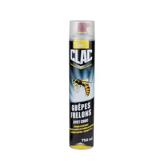 Aérosol insecticide guêpes et frelons à effet Choc 750 ml