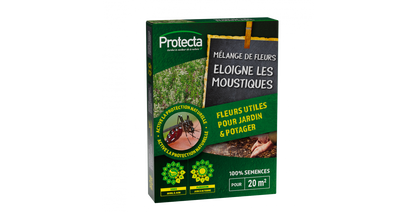 Semences utiles moustiques : Mélange de fleurs éloigne les moustiques - paquet de 50 gr
